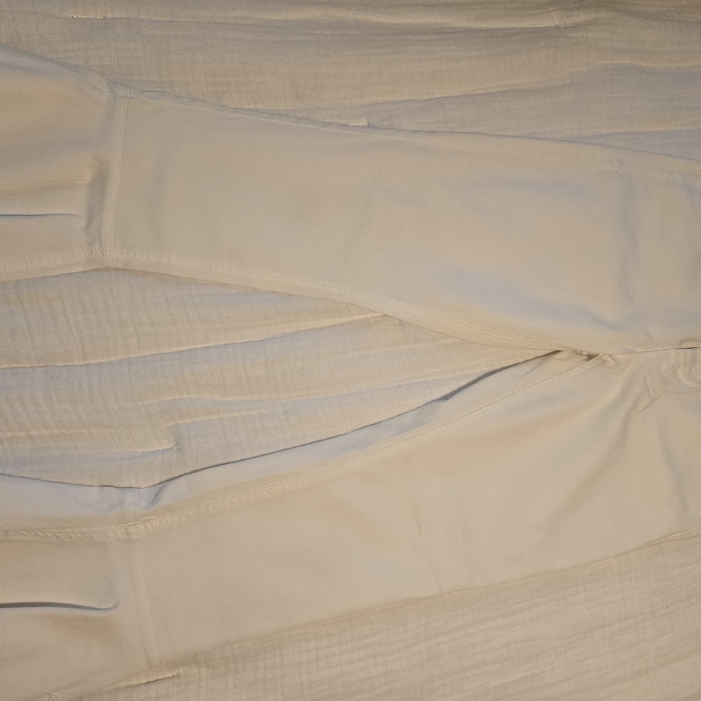 MOTHER white cropped jeans size 28